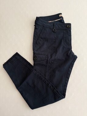 Burberry Navy Cargo Pants for Women